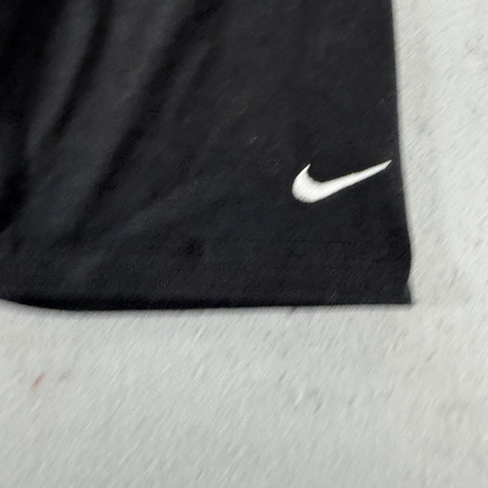 Nike Biker Shorts Womens Medium Black Swoosh Athletic Yoga Gym - Picture 8 of 8